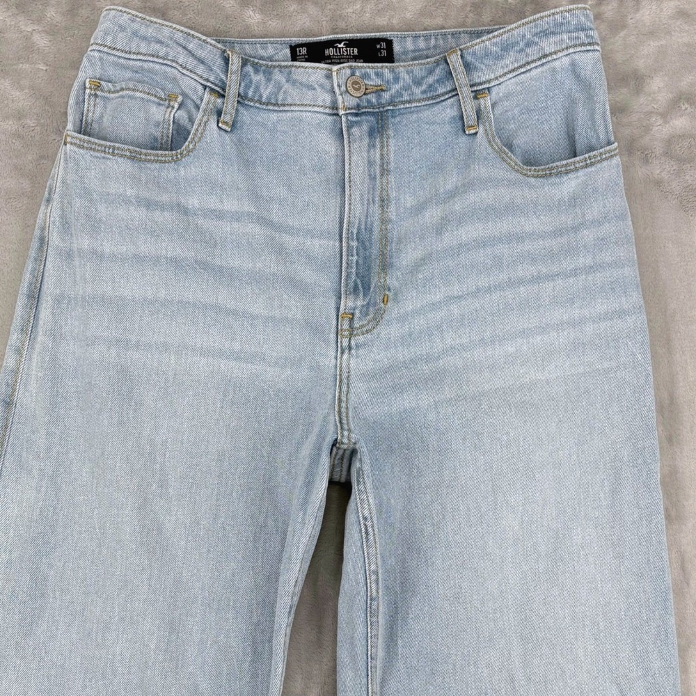 Hollister Dad Jeans‎ Juniors 13R (30x32.5) Blue Ultra High-Rise Vintage Stretch